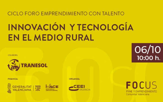 TRANESOL Foro Online Innovación TRANESOL-Foro Online de Innovación y tecnología en el medio rural